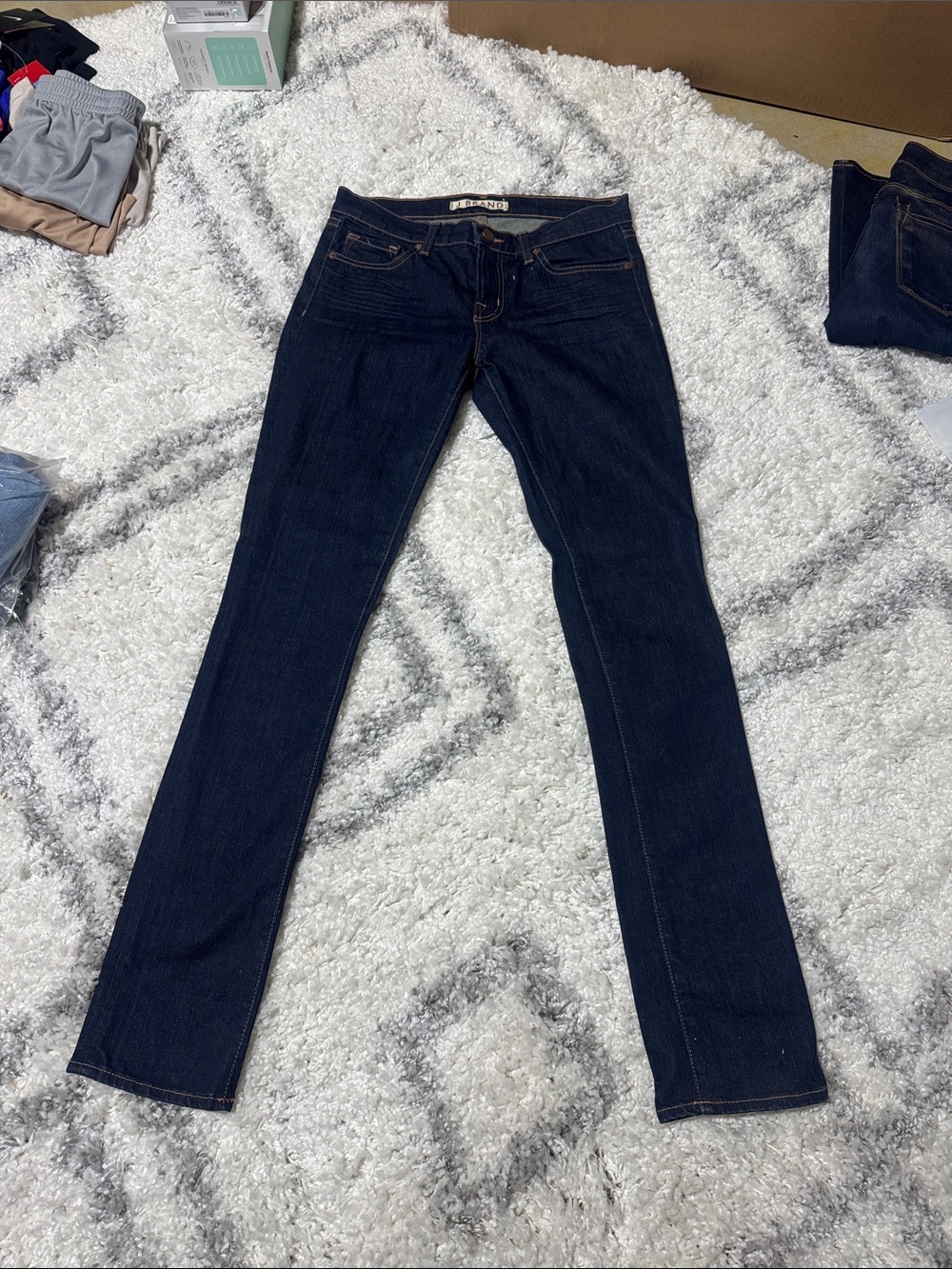 J Brand Dark Indigo Skinny Jeans womens 27 vintage